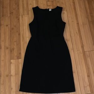 Black sheath dress